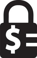 Lock security icon symbol vector image. Illustration of the key secure access system vector design. EPS 10