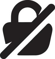 Lock security icon symbol vector image. Illustration of the key secure access system vector design. EPS 10