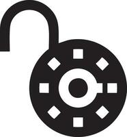 Lock security icon symbol vector image. Illustration of the key secure access system vector design. EPS 10