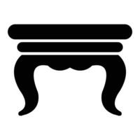 Table Vector Glyph Icon For Personal And Commercial Use.