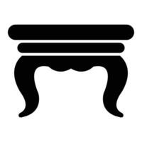 Table Vector Glyph Icon For Personal And Commercial Use.