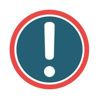 Hazard Glyph Two Color Icon For Personal And Commercial Use. vector