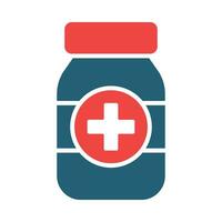 Immunity Glyph Two Color Icon For Personal And Commercial Use. vector