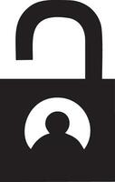 Lock security icon symbol vector image. Illustration of the key secure access system vector design. EPS 10