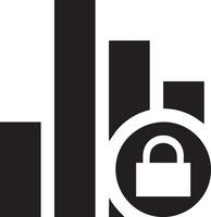 Lock security icon symbol vector image. Illustration of the key secure access system vector design. EPS 10