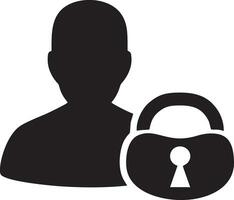 Lock security icon symbol vector image. Illustration of the key secure access system vector design. EPS 10