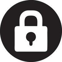 Lock security icon symbol vector image. Illustration of the key secure access system vector design. EPS 10