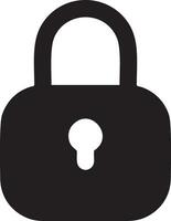 Lock security icon symbol vector image. Illustration of the key secure access system vector design. EPS 10