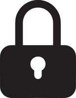 Lock security icon symbol vector image. Illustration of the key secure access system vector design. EPS 10