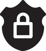 Lock security icon symbol vector image. Illustration of the key secure access system vector design. EPS 10