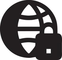 Lock security icon symbol vector image. Illustration of the key secure access system vector design. EPS 10