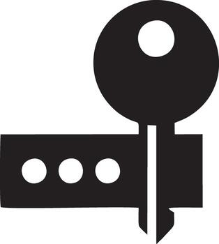 Lock security icon symbol vector image. Illustration of the key secure access system vector design. EPS 10