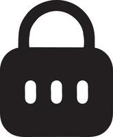 Lock security icon symbol vector image. Illustration of the key secure access system vector design. EPS 10