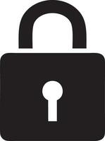 Lock security icon symbol vector image. Illustration of the key secure access system vector design. EPS 10