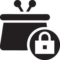 Lock security icon symbol vector image. Illustration of the key secure access system vector design. EPS 10