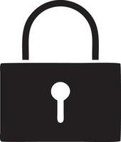 Lock security icon symbol vector image. Illustration of the key secure access system vector design. EPS 10