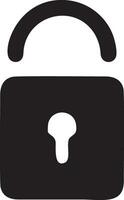 Lock security icon symbol vector image. Illustration of the key secure access system vector design. EPS 10