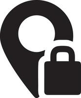 Lock security icon symbol vector image. Illustration of the key secure access system vector design. EPS 10