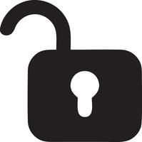 Lock security icon symbol vector image. Illustration of the key secure access system vector design. EPS 10