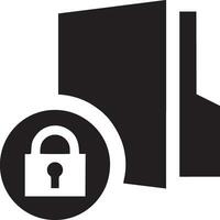 Lock security icon symbol vector image. Illustration of the key secure access system vector design. EPS 10