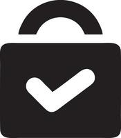 Lock security icon symbol vector image. Illustration of the key secure access system vector design. EPS 10