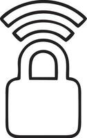 Lock security icon symbol vector image. Illustration of the key secure access system vector design. EPS 10