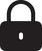 Lock security icon symbol vector image. Illustration of the key secure access system vector design. EPS 10