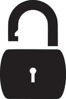 Lock security icon symbol vector image. Illustration of the key secure access system vector design. EPS 10