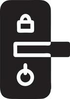 Lock security icon symbol vector image. Illustration of the key secure access system vector design. EPS 10