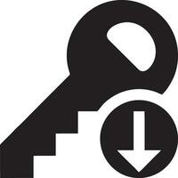 Lock security icon symbol vector image. Illustration of the key secure access system vector design. EPS 10