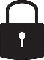 Lock security icon symbol vector image. Illustration of the key secure access system vector design. EPS 10