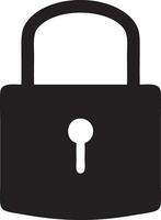 Lock security icon symbol vector image. Illustration of the key secure access system vector design. EPS 10