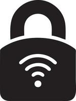 Lock security icon symbol vector image. Illustration of the key secure access system vector design. EPS 10
