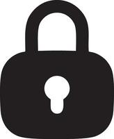 Lock security icon symbol vector image. Illustration of the key secure access system vector design. EPS 10
