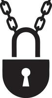 Lock security icon symbol vector image. Illustration of the key secure access system vector design. EPS 10