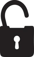 Lock security icon symbol vector image. Illustration of the key secure access system vector design. EPS 10