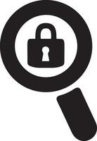 Lock security icon symbol vector image. Illustration of the key secure access system vector design. EPS 10