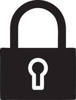 Lock security icon symbol vector image. Illustration of the key secure access system vector design. EPS 10