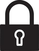 Lock security icon symbol vector image. Illustration of the key secure access system vector design. EPS 10