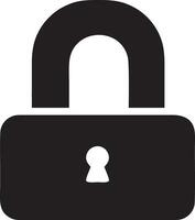 Lock security icon symbol vector image. Illustration of the key secure access system vector design. EPS 10