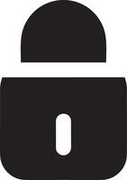 Lock security icon symbol vector image. Illustration of the key secure access system vector design. EPS 10