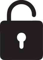 Lock security icon symbol vector image. Illustration of the key secure access system vector design. EPS 10