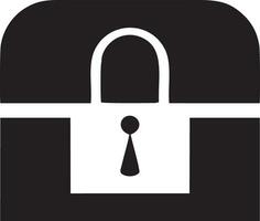 Lock security icon symbol vector image. Illustration of the key secure access system vector design. EPS 10