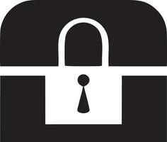 Lock security icon symbol vector image. Illustration of the key secure access system vector design. EPS 10