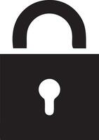 Lock security icon symbol vector image. Illustration of the key secure access system vector design. EPS 10