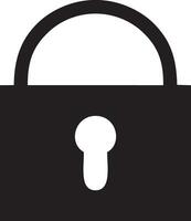 Lock security icon symbol vector image. Illustration of the key secure access system vector design. EPS 10