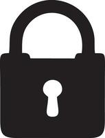 Lock security icon symbol vector image. Illustration of the key secure access system vector design. EPS 10