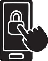 Lock security icon symbol vector image. Illustration of the key secure access system vector design. EPS 10