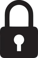 Lock security icon symbol vector image. Illustration of the key secure access system vector design. EPS 10