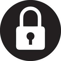 Lock security icon symbol vector image. Illustration of the key secure access system vector design. EPS 10